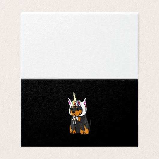 Chien Licorne Rottweiler (Outside Unfolded)