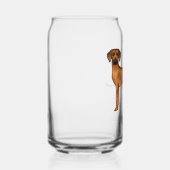 Chien Lion Brun Mignon Rhodesian Ridgeback Avec No (Droite)