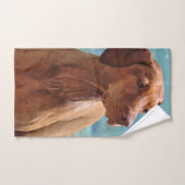 Chien Magyar Vizsla (Serviette à main)