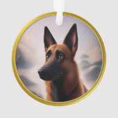 Chien malinois (dos)
