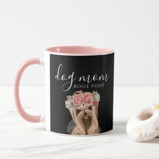 Chien Maman Mug (Avec donut)