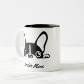Chien Maman/Papa Personnalisable Frenchie Mug (Devant gauche)