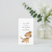 Chien Marcher Animal de compagnie assis Carte de v (Debout devant)