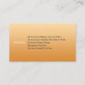 Chien Marcher Animaux de compagnie assis Carte de  (Dos)