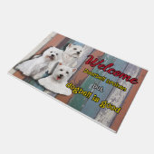 Chien Mat décoratif, Drôle Chien Tapis (Incliné)