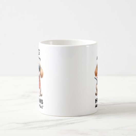 Chien me rendre heureux Mug (Centre)