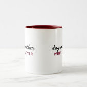 Chien Mère Drôle Café Mug (Centre)