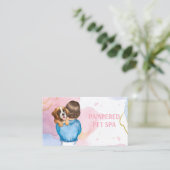 Chien mignon Abstrait chez le Carte de visite Groo (Debout devant)