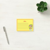 Chien mignon avec lignes Post-it Notes (Bureau)