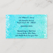 Chien mignon chez le Carte de visite Groomer anima (Dos)