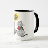 Chien mignon et coloré et Mug de chat (Devant droit)