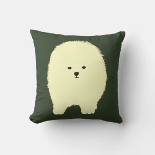 Chien, mignon Pomeranian, Coussin de dessin d'anim