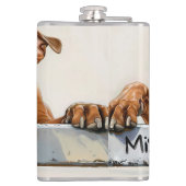 Chien Miss Flacon (Dos)