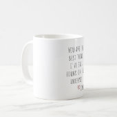 Chien moderne Valentines Day Mug (Devant gauche)