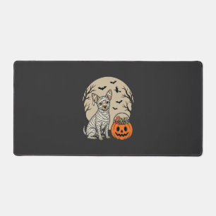 Chien Momie d'Halloween et Bonbons de Citrouille