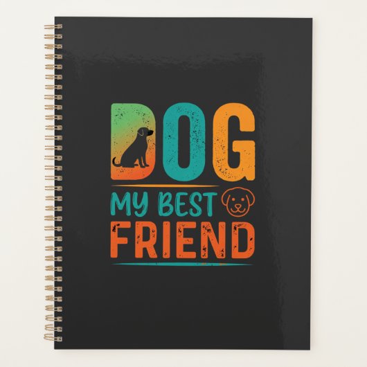 Chien Mon Meilleur Ami Design Rétro (Devant)