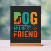 Chien Mon Meilleur Ami Design Rétro (Neutre)