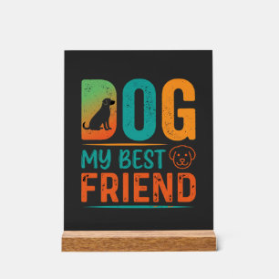 Chien Mon Meilleur Ami Design Rétro