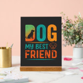 Chien Mon Meilleur Ami Design Rétro (Mariage)