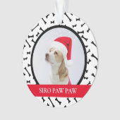 Chien Noël Moderne Cute Chien Chiot Joyeux Pawlida (devant)