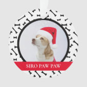 Chien Noël Moderne Cute Chien Chiot Joyeux Pawlida (devant)