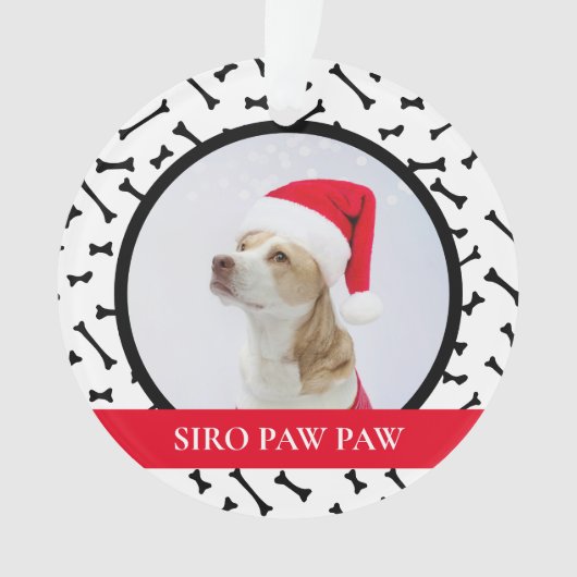 Chien Noël Moderne Cute Chien Chiot Joyeux Pawlida (devant)