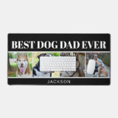 Chien noir moderne papa Quatre photo Collage (Clavier et souris)