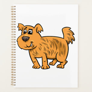 Chien orange débraillé