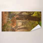 Chien ou cheetal, axe Axe, cerfs tachetés ou axi (Serviette de bain)