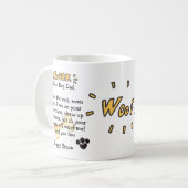Chien Papa Drôle Mignonne Mug Cadeaux Personnalisé (Devant gauche)