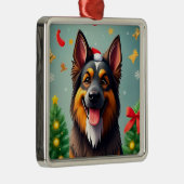 Chien parmi les décorations de Noël (Droite)