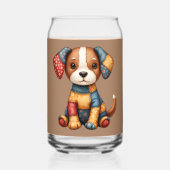 Chien Patchwork Fantaisiste Art Populaire Cottagec (Verso)