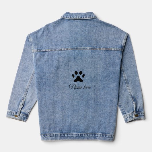 Chien patte noir animal ajouter nom texte animal p (Verso)