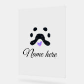 Chien patte noir animal ajouter nom texte animal p (Angle)