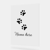 Chien patte noir animal ajouter nom texte animal p (Angle)