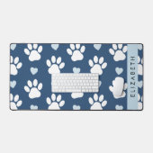Chien Paws, White Paws, Blue Hearts, Votre Nom (Clavier et souris)