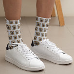 Chien photo Golden Retriever Puppy Pet<br><div class="desc">Créez les chaussettes motifs de votre chien de compagnie comme un récupérateur d'or,  boxer,  carlin,  labrador. Remplacez facilement la photo du modèle par celle de votre propre chien.</div>