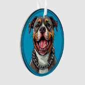 Chien Pitbull mignon (devant)