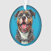 Chien Pitbull mignon (devant)