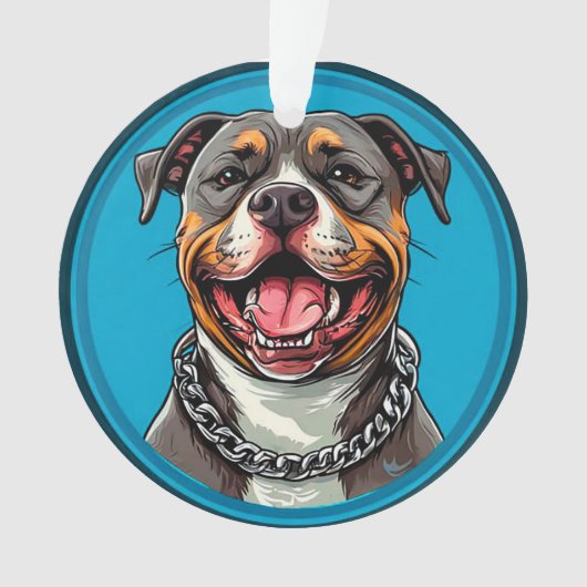 Chien Pitbull mignon (devant)