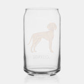 Chien Pointer Mignon Vizsla Hongrois Avec Nom Pers (Verso)
