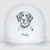 Chien Pointer Personnalisé Noël (Avant)