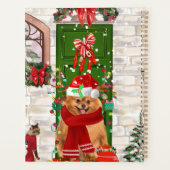 Chien Poméranie Noël (Dos)