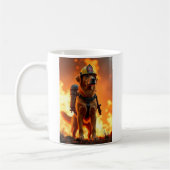 Chien pompier Mug (Gauche)