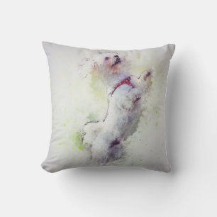 Chien Poodle Animaux Coussin Chambre famille