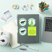 Chien Poop OK Poubelle Sticker (Couverture iPad)