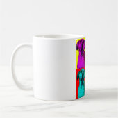 chien pop art Coffee Mug (Gauche)