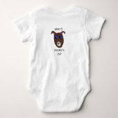 "Chien préféré de Papa" Body bébé (Dos)