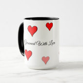 Chien préparé avec l'amour mug (Devant gauche)