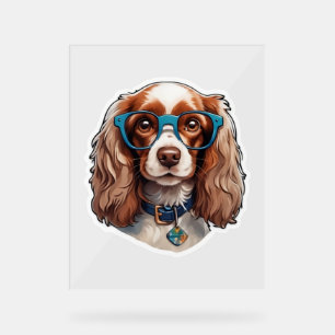Chien Puppy Pooch Cute Drôle Lunettes Etudiant